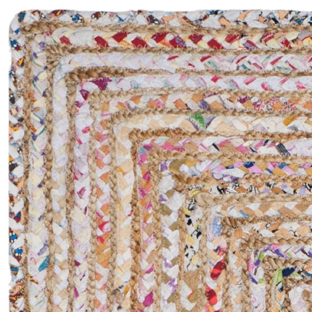 Cape Cod Beige and Multicolor Handwoven Cotton Area Rug