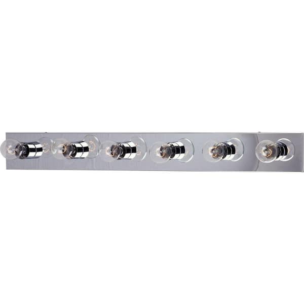 Maxim Lighting Essentials 6-Light Polished Chrome Bath Vanity Light