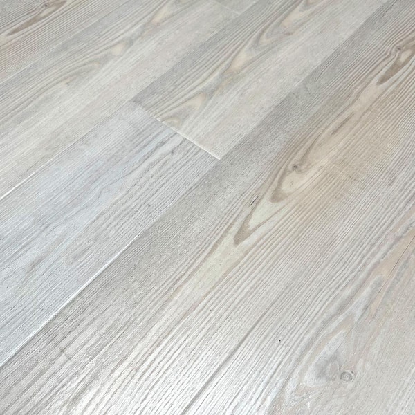 Perfection Skyline Pine 20 MIL x 7.13" W x 49 in. L Click Lock U-Groove Waterproof Luxury Vinyl Plank (19.4 sq. ft./box)