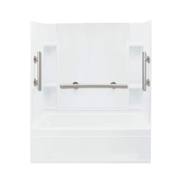STERLING Accord 36 in. x 60 in. x 76.25 in. Bath and Shower Kit Left-Hand Drain in White