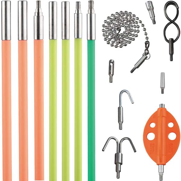 Klein Tools 35 ft. Multi-Flex Glow Rod Set 50354 - The Home Depot