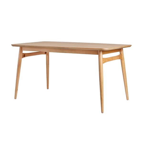 Walker Edison Furniture Company Mid-Century English Ash Wood 59 in