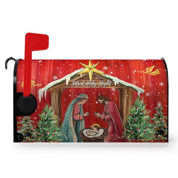 Holy Night Nativity Mailbox Covers