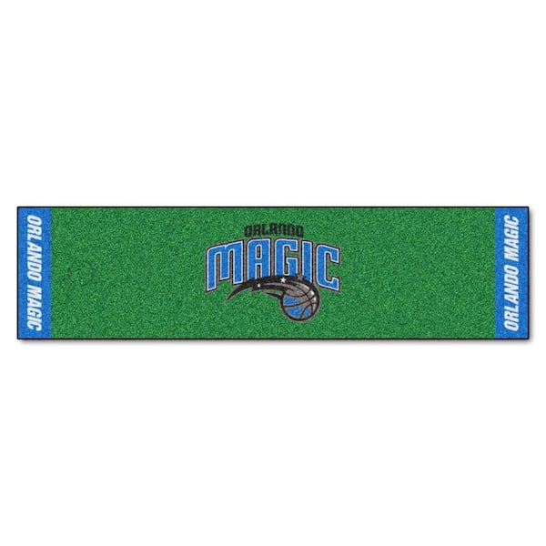 FANMATS NBA Orlando Magic 1 ft. 6 in. x 6 ft. Indoor 1-Hole Golf Practice Putting Green