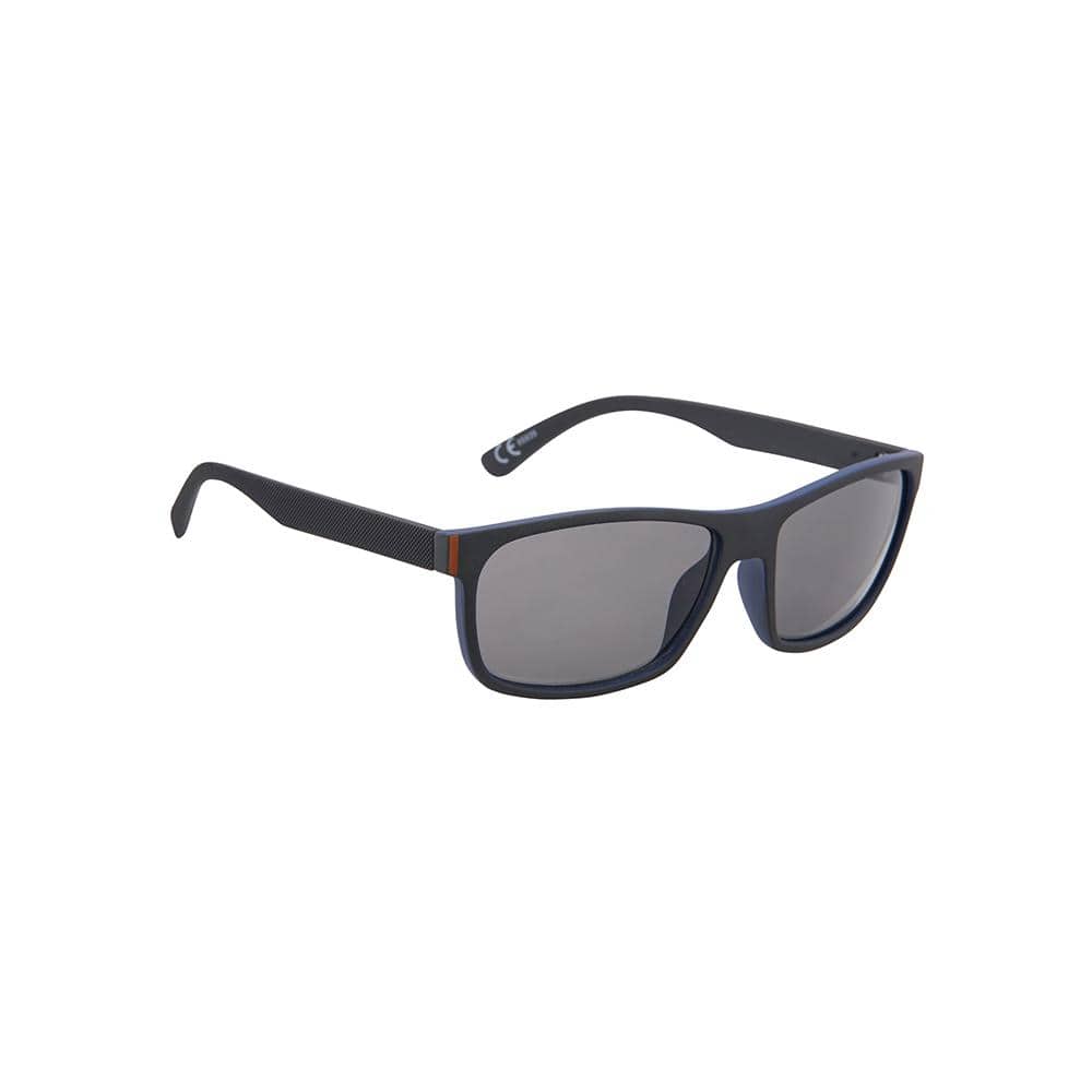 midler Triumferende Tolkning Shadedeye Sunglasses Square Black with Dark Blue and Orange Accent 85935-16  - The Home Depot