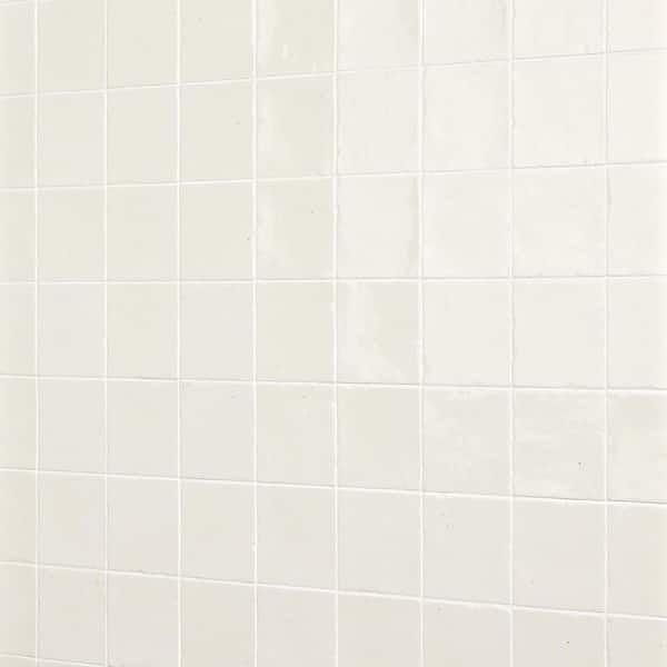 Daltile Contempee Jasmine 4 in. x 4 in. Glossy Ceramic Wall Tile