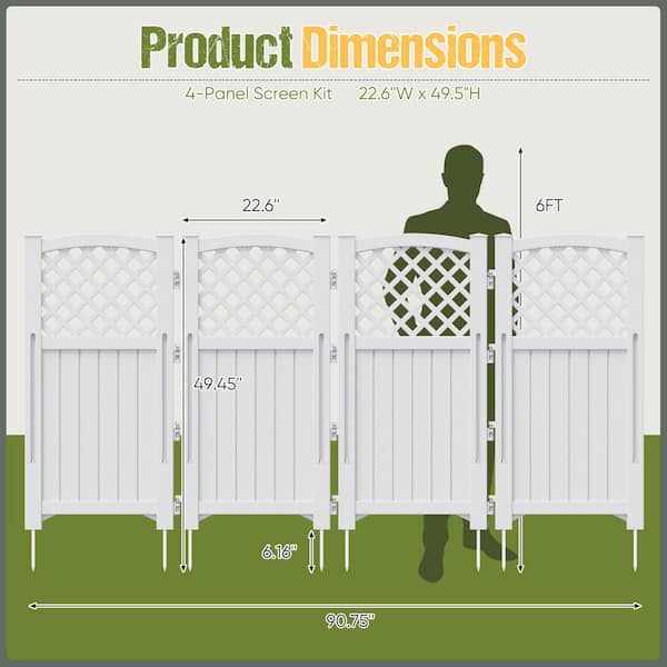 新品FENCE OF DEFENSE『REUNITED&STARTING… Infinity Euro 6-Feet H x 4-Feet W King Cedar Composite Fence