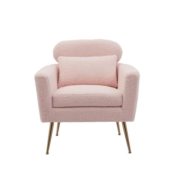 light pink reading chair