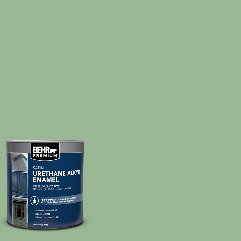 1 qt. #M400-4 Brookview Satin Enamel Urethane Alkyd Interior/Exterior Paint price history on PriceWatchPro