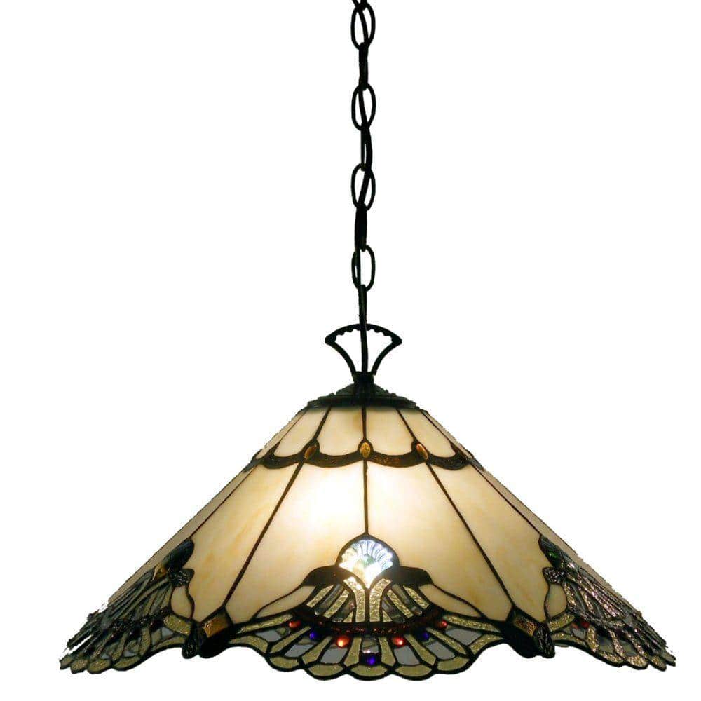 Courtesan 2-Light Brown Hanging Lamp price history on PriceWatchPro