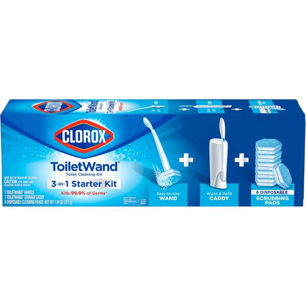 Clorox - ToiletWand Disposable Toilet Bowl Cleaner Kit