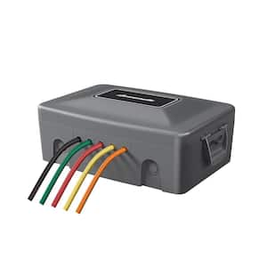 Outdoor Electrical Wall Box 12.59 in. x 8.26 in. 3.34 in. Plastic Electrical Waterproof Power Cord Protector