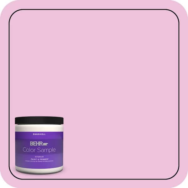 BEHR PREMIUM PLUS 8 oz. #P120-1 Starlet Pink Eggshell Enamel Interior Paint & Primer Color Sample