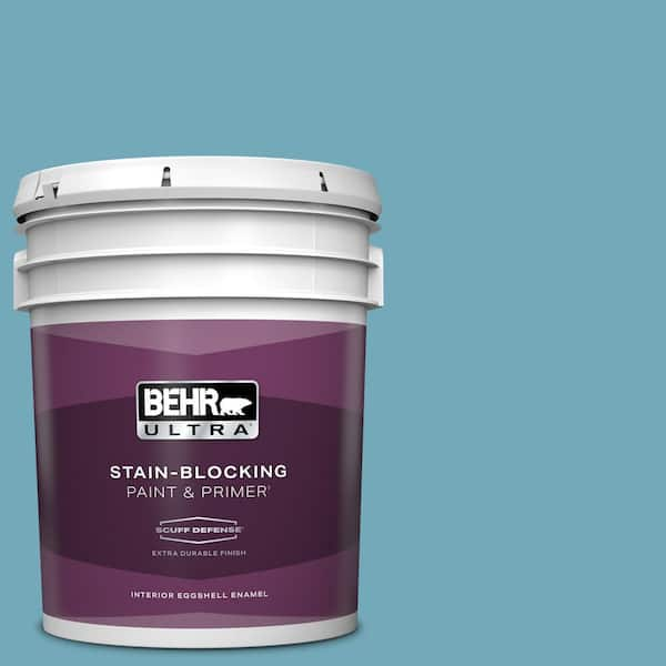 BEHR ULTRA 5 gal. #S460-4 Snowboard Extra Durable Eggshell Enamel Interior Paint & Primer