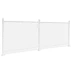 3 ft. x 48 ft. White Plastic Wire Mesh Fence Panel/Enclosure Kit-Hard Surface