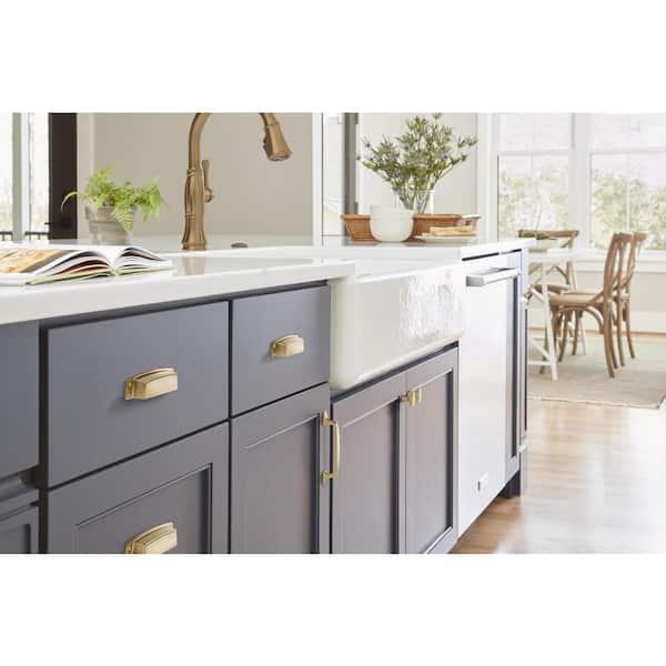 Highland Ridge 1-3/8 in. (35mm) Classic Champagne Bronze Bar Cabinet Knob