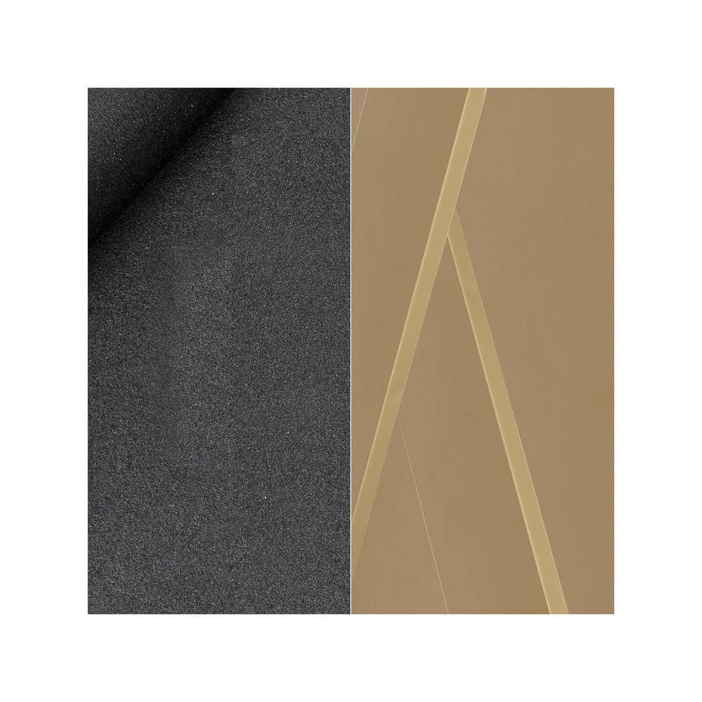 Niles Black and Gold 2-Light Sconce with White Glass Shades