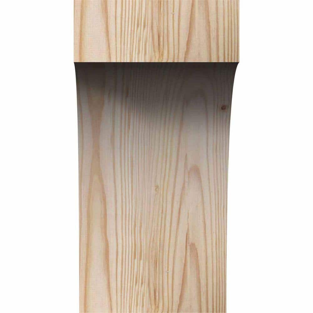 12" Tall Rough Sawn Douglas Fir Wood Corbel