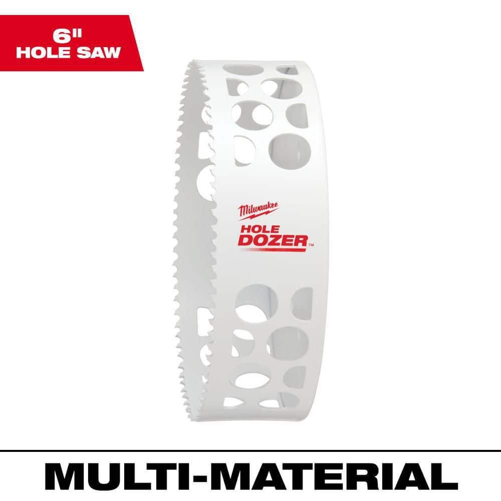 Milwaukee 6 in. Hole Dozer Bi-Metal Hole Saw 49-56-9656 - The Home Depot