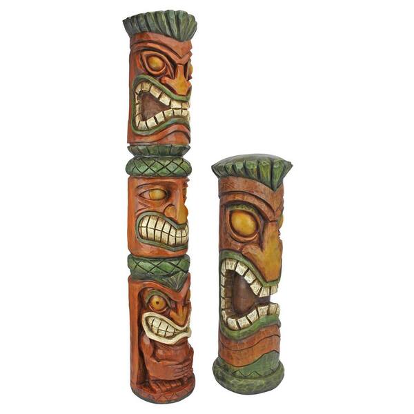 Design Toscano Aloha Hawaii Tiki Sculpture Set (2-Piece) CS922670