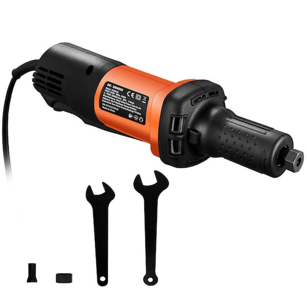Die Grinder, 1/4 in. Collet Variable Speed (10000-28000 RPM), Heavy Duty Electric, Ergonomic Grip for Rust Removal
