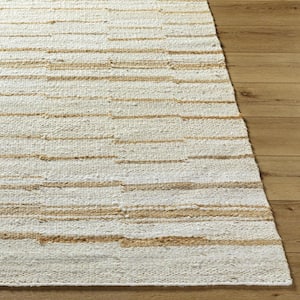 Kamey Cream/Abstract Cottage 5 ft. x 8 ft. Indoor Area Rug