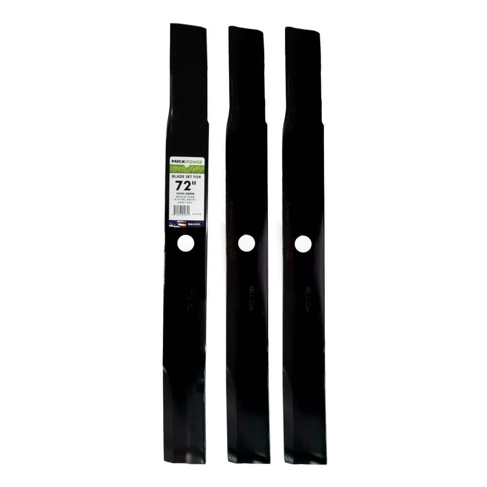 3 Blade Set for Many 72 in. Cut John Deere Mowers Replaces OEM #'s AM-102402, AM-38314, M141786, M80783, and 50-4405 price history on PriceWatchPro