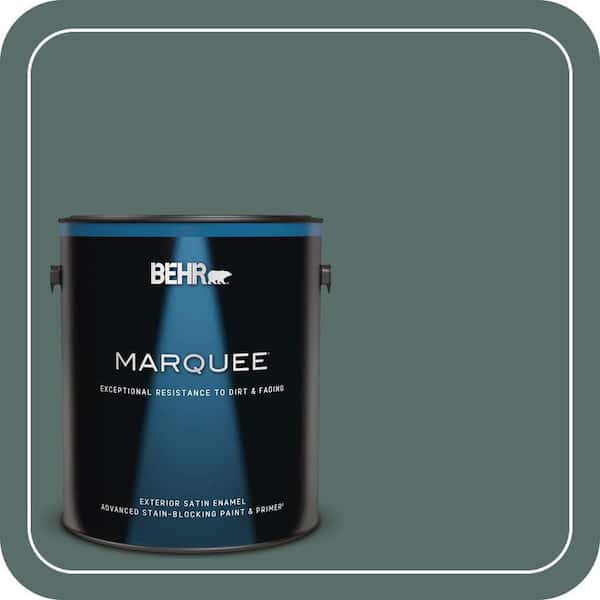 BEHR MARQUEE 1 gal. #N430-6 Meteorological Satin Enamel Exterior Paint & Primer