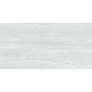 Lightstone Traverten Light Grey 12 in. x 24 in. Color Body Porcelain Floor and Wall Tile (11.62 sq. ft./Case)