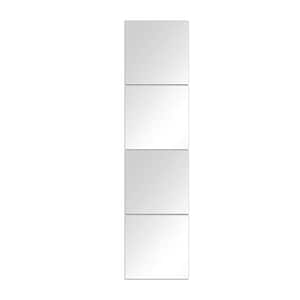 11.5 in. x 11.5 in. Classic Rectangle 4-Piece Frameless Mirrors