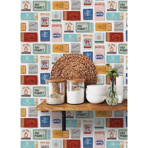 The Perfect Match White Peel and Stick Wallpaper