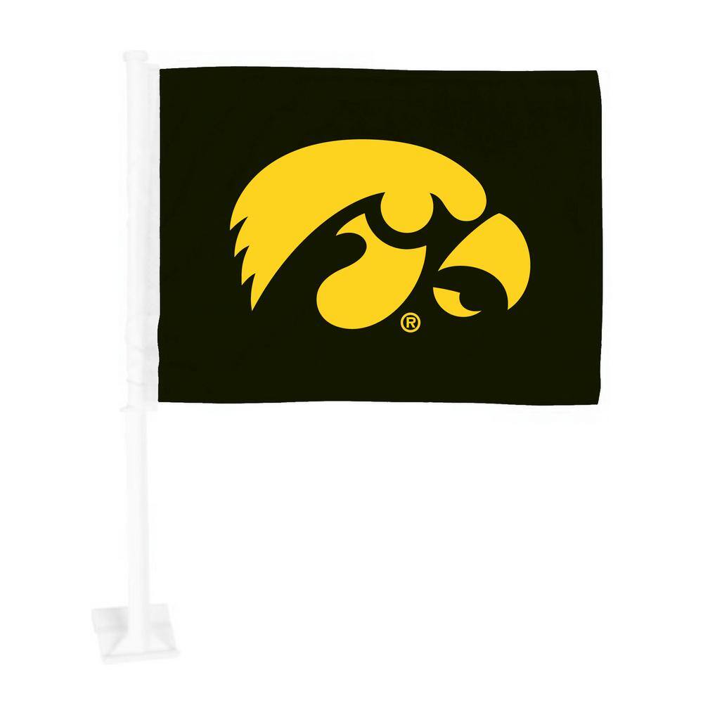 FANMATS University of Iowa Car Flag 26114 The Home Depot