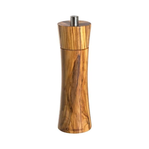 2.3 in. Dia. x 7 in. Olive Wood "Frankfurt" Salt Mill