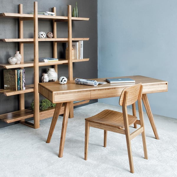 Unbranded Dylan 60 in. Natural Writing Desk