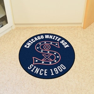 Fanmats Chicago White Sox Baseball Runner Rug Southside City Connect - 30in. x 72in.