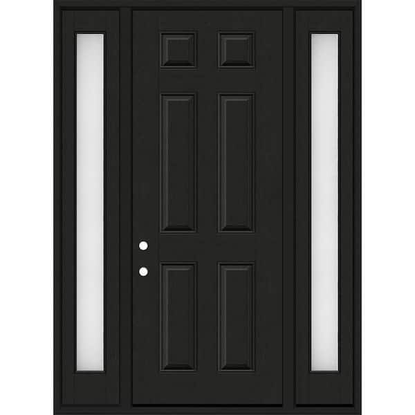 Steves & Sons Regency 68 in. x 96 in. 6 Panel RHIS Onyx Stain