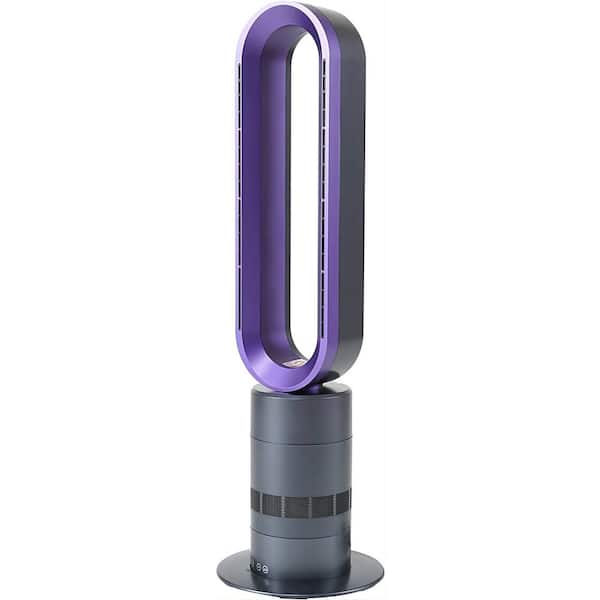 Tidoin 32 in. Purple Bladeless Fan with Timer, Adjustable and Remote Control DHS-YDHI-S32GP - The Home Depot