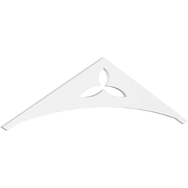 Ekena Millwork Naple 1 in. D x 18 in. W x 72 in. L Signature Urethane Gable Pediment