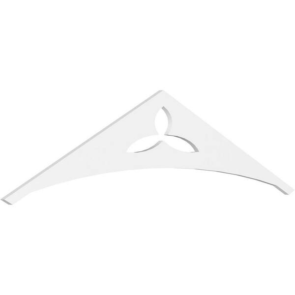 Ekena Millwork Naple 1 in. D x 18 in. W x 72 in. L Signature Urethane Gable Pediment