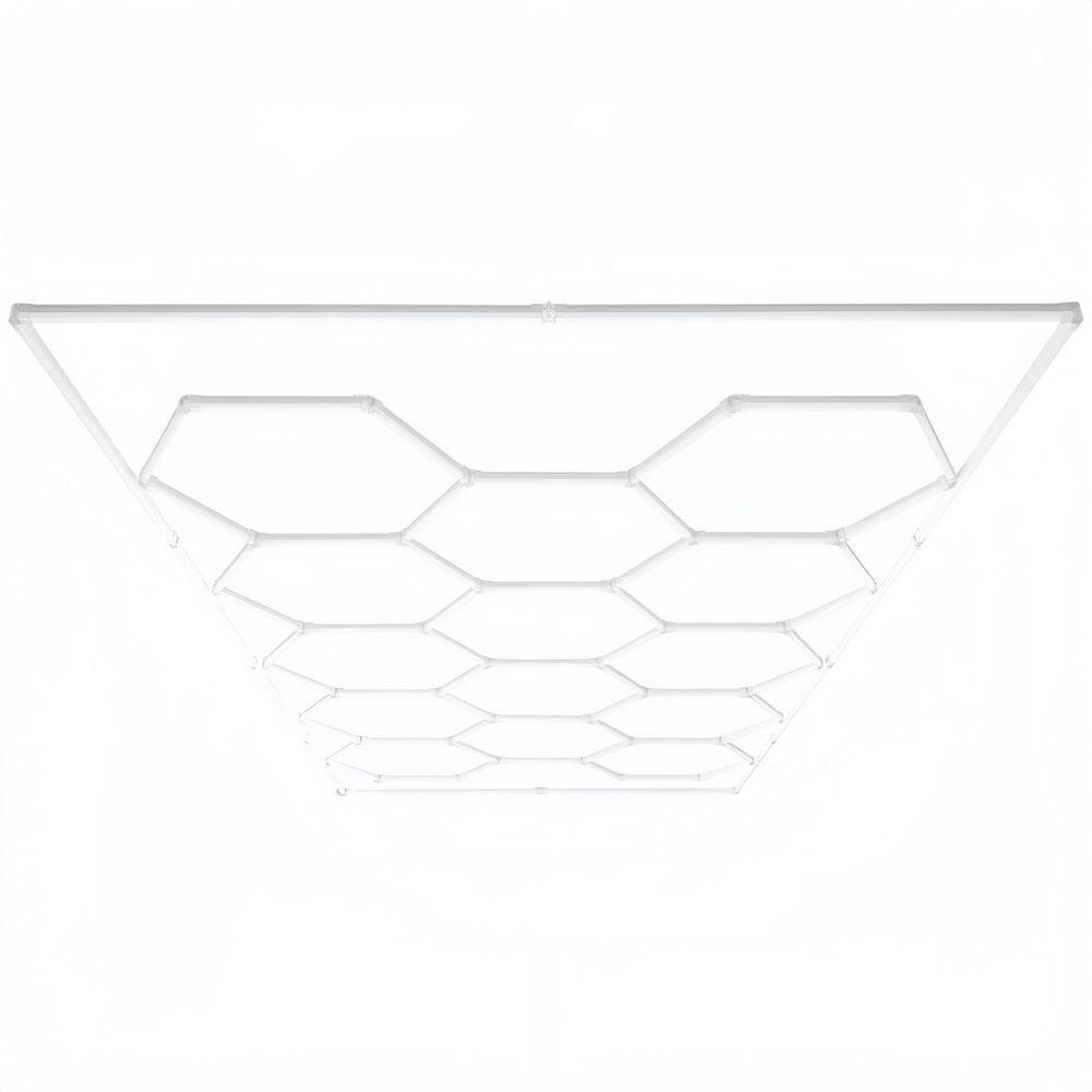5000K Daylight Integrated LED White Strip Light Fixture High Brightness 591-Watt 70920LM Hexagon Garage Light (14 HEX) price history on PriceWatchPro
