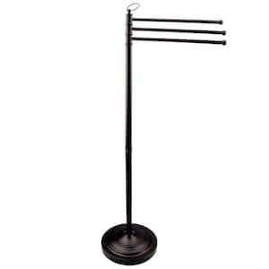 40-1/2 in. Pedestal Double Towel Bar in Oil Rubbed Bronze