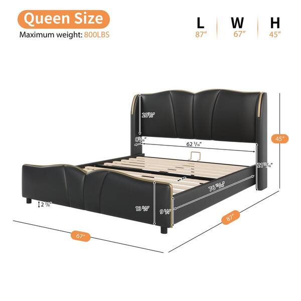 CHRISTOPHER KNIGHT HOME Parsi Modern Black PU Leather
