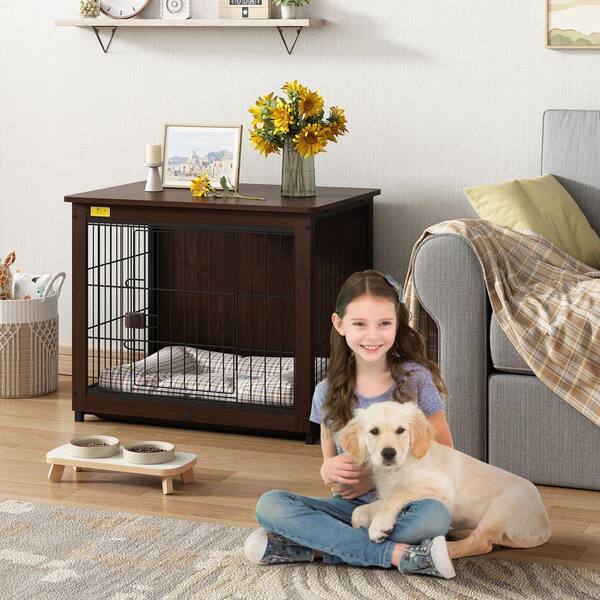 medium dog crate table