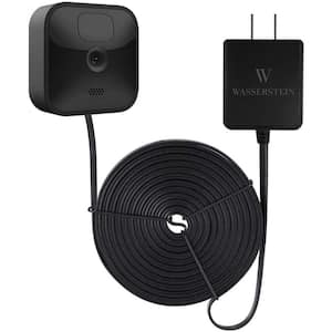 Weather-Resistant Integrated Charger w/ 16 ft. Cable for Blink Outdoor, XT2 and XT Camera UL-Certified Adapter (Black)