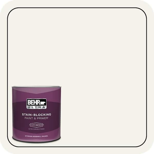 BEHR ULTRA 1 qt. Home Decorators Collection #HDC-MD-08 Whisper White Extra Durable Eggshell Enamel Interior Paint & Primer