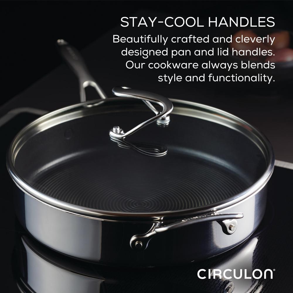 Circulon 12-Piece Stainless Steel Nonstick Cookware Set