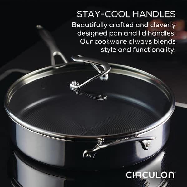 Circulon Steelshield C Series 10-Piece Stainless Steel Nonstick Cookware  Set Silver 30012 - The Home Depot