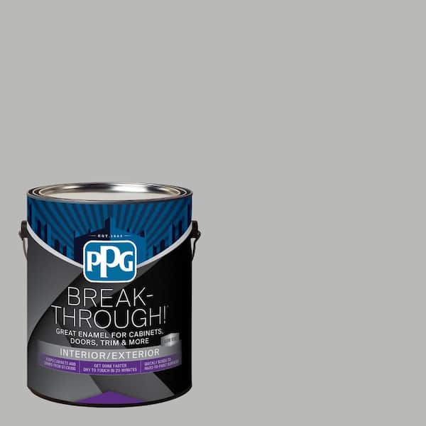 1 gal. PPG0995-4 Pigeon Feather Satin Door, Trim & Cabinet Paint