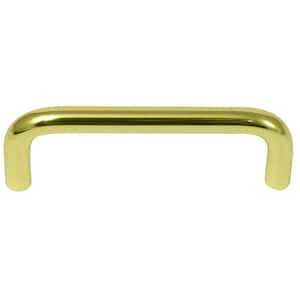 Tech 3 in. Center-to-Center Polished Brass Bar Pull Cabinet Pull