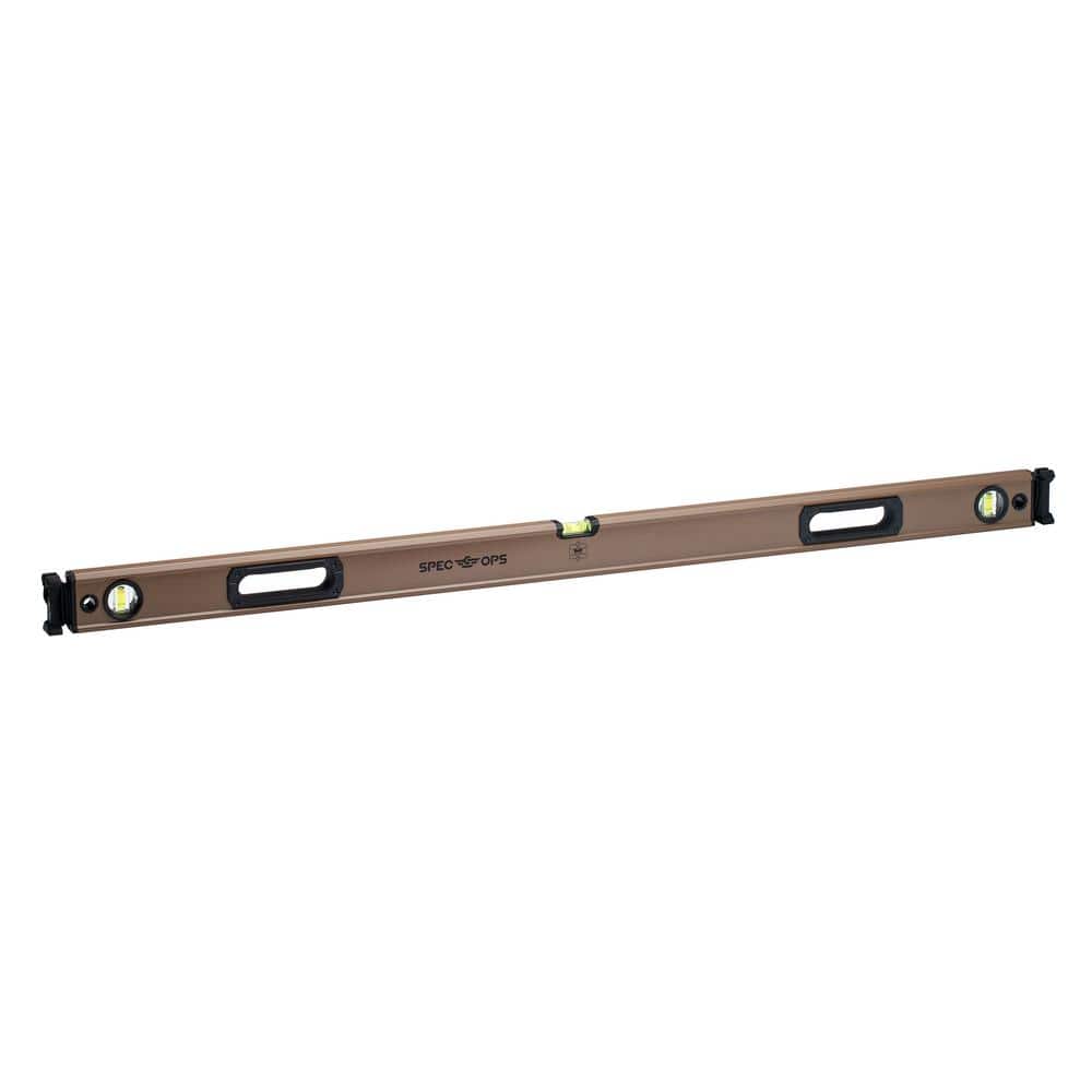 48 in. Box Beam Level, Tourniquet Bungee System, 33% Larger Block Vials, Aluminum, 3% Donated to Veterans price history on PriceWatchPro